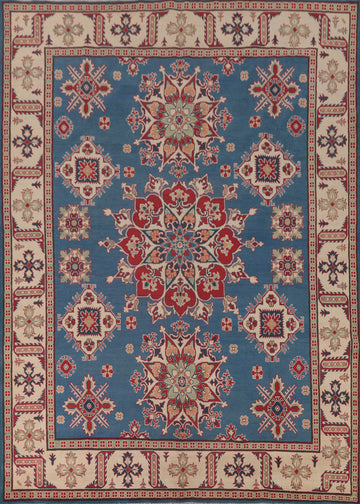 Blue Kazak Oriental Area Rug 8x11