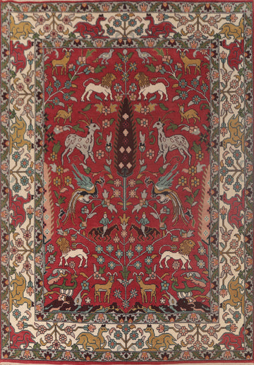 Animals Design Ziegler Oriental Area Rug 9x12