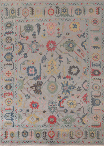 All-Over Floral Oushak Oriental Area Rug 8x10