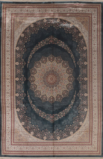 Traditional Isfahan Living Room Area Rug 8x11