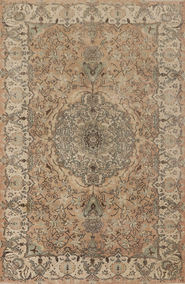 Distressed Floral Sparta Turkish Area Rug 7x10