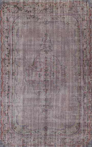 Distressed Over-Dyed Sparta Turkish Area Rug 7x10