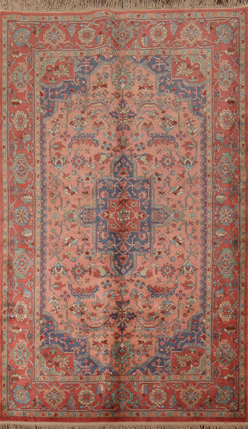 Pink Karastan Living Room Area Rug 6x9