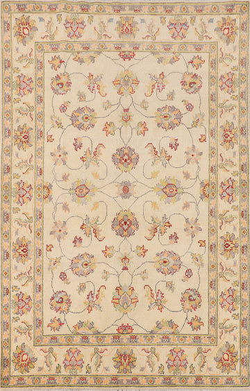 All-Over Floral Oushak Oriental Area Rug 5x8