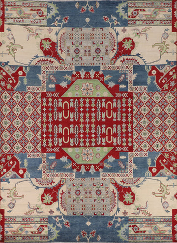 Handmade Wool Kazak Oriental Area Rug 8x10