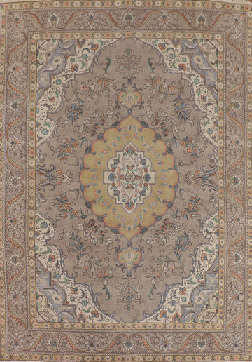Vintage Tabriz Persian Area Rug 10x12