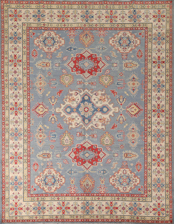 Light Blue Kazak Living Room Rug 8x10