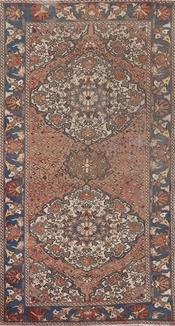 Vintage Bakhtiari Persian Living Room Rug 5x10