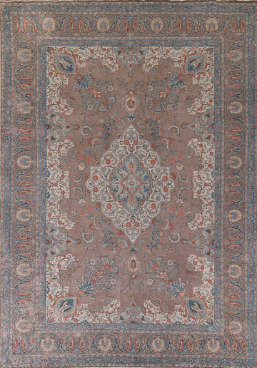 Vintage Tabriz Persian Area Rug 9x13