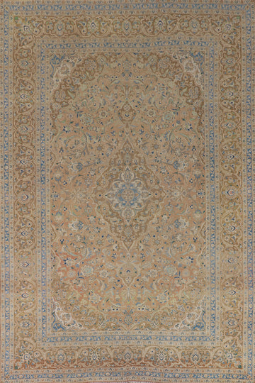 Traditional Wool Mashad Persian Area Rug 8x11