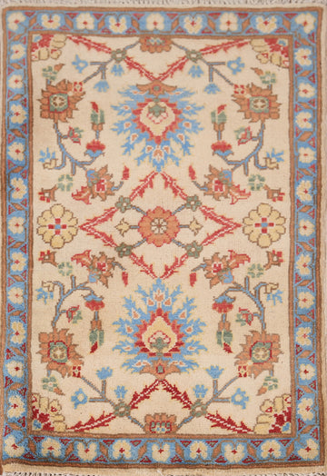 Handmade Wool Kazak Oriental Accent Rug 2x3