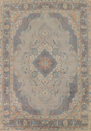 Vintage Handmade Tabriz Persian Area Rug 10x13