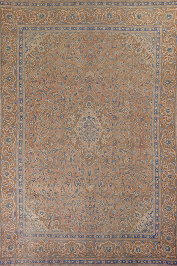 Traditional Mashad Persian Area Rug 9x12