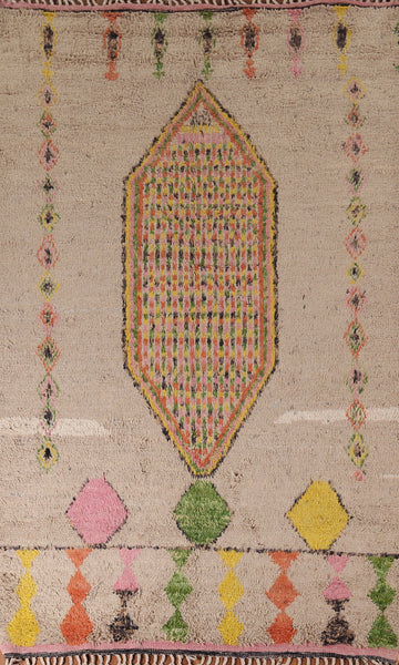 Plush Geometric Moroccan Oriental Area Rug 6x10