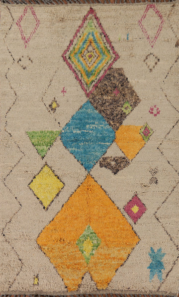 Geometric Moroccan Oriental Area Rug 5x9