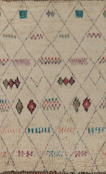 Trellis Plush Moroccan Area Rug 6x10