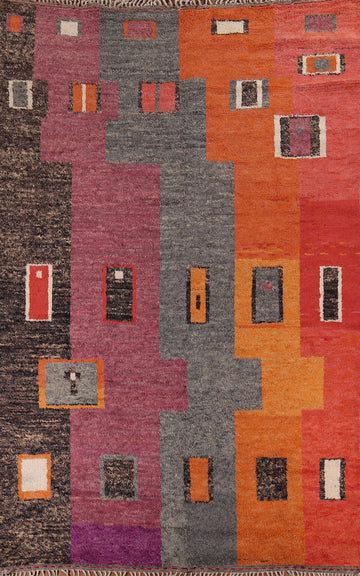 Geometric Moroccan Oriental Area Rug 9x12