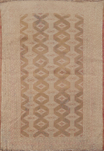 Handmade Wool Bakhtiari Persian Accent Rug 4x5