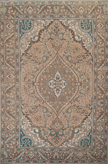 Handmade Wool Tabriz Persian Area Rug 7x10