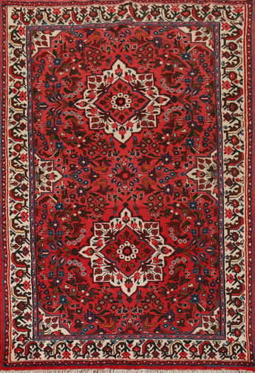 Handmade Floral Lilian Persian Rug 5x7