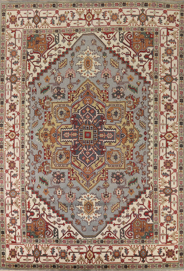 Handmade Wool Heriz Serapi Indian Area Rug 9x12
