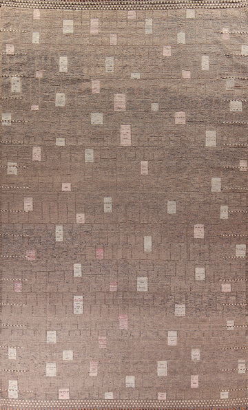 Handmade Wool Moroccan Large Modern Rug 12x18