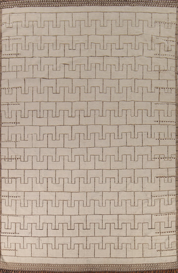 Handmade Wool Modern Moroccan Large Rug 12x16