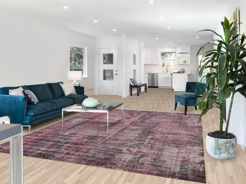 All-Over Modern Abstract Indian Area Rug 8x10