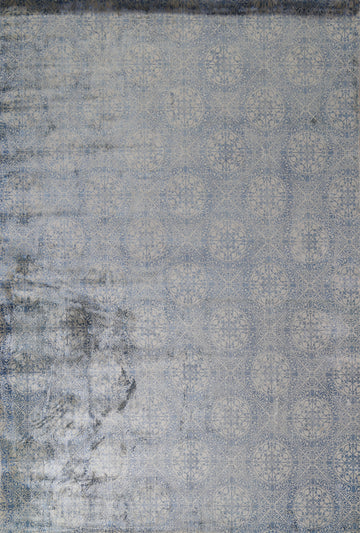 All-Over Geometric Abstract Indian Area Rug 8x11