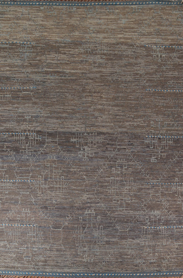 Handmade Abstract Moroccan Modern Area Rug 9x13
