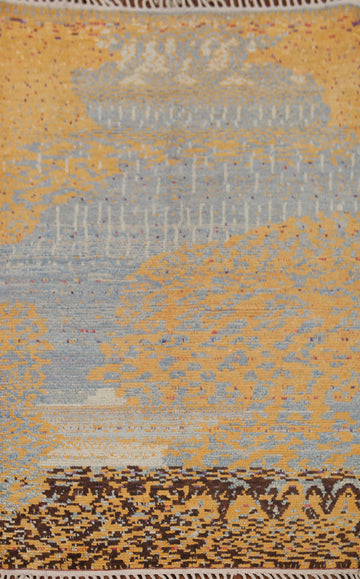 All-Over Moroccan Abstract Area Rug 5x8