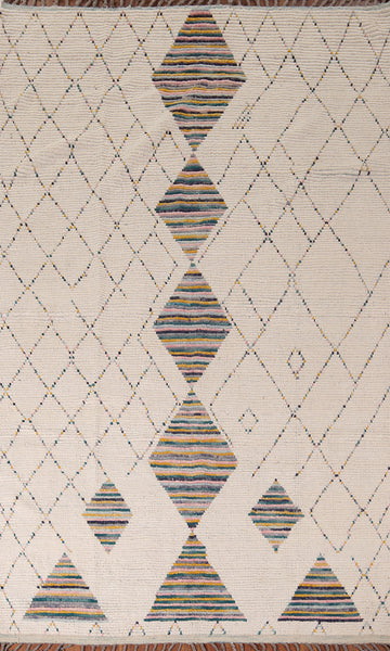 All-Over Trellis Moroccan Oriental Area Rug 6x9