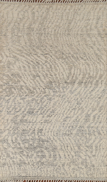 All-Over Abstract Moroccan Oriental Area Rug 5x8