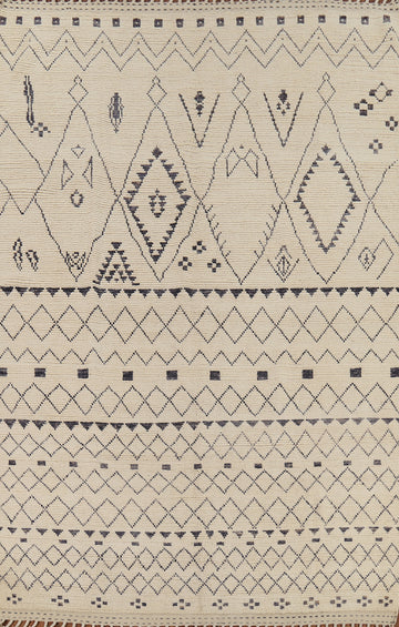 All-Over Trellis Moroccan Oriental Area Rug 7x11