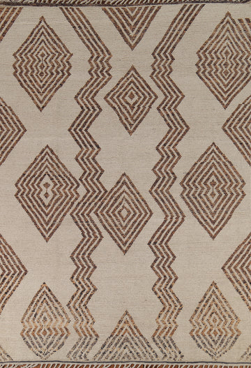Modern Geometric Moroccan Oriental Area Rug 8x11