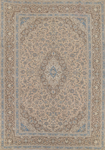 Traditional Wool Mashad Persian Area Rug 10x13