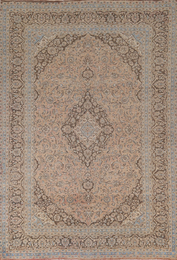 Traditional Floral Mashad Persian Area Rug 8x11