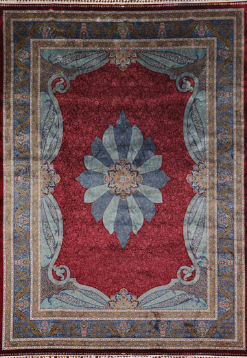 Victorian Style Qum Living Room Area Rug 10x13