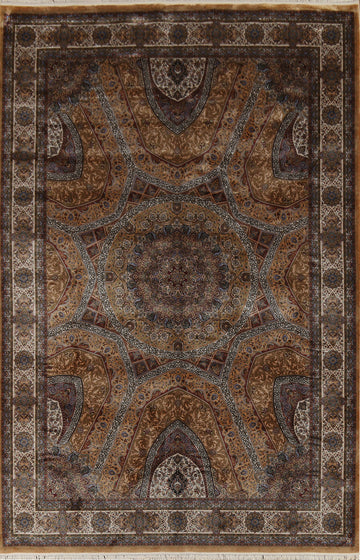 Victorian Style Qum Living Room Area Rug 7x10