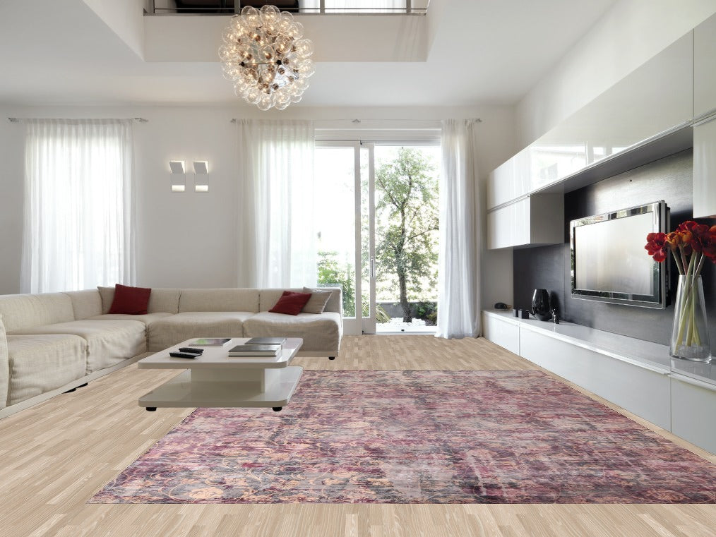 All-Over Handmade Abstract Modern Large Rug 12x15