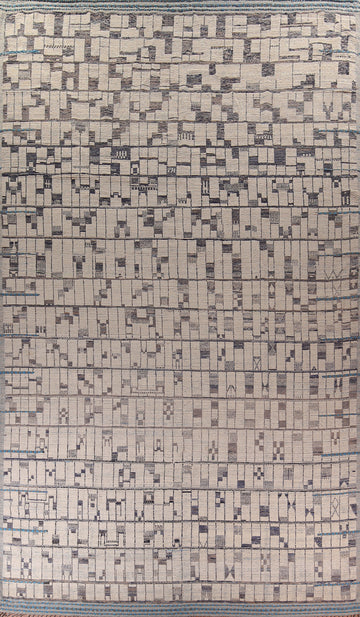 Earth Tone Wool Moroccan Oriental Large Rug 13x21