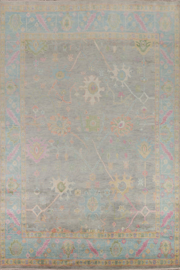 Handmade Wool Oushak Indian Area Rug 9x13