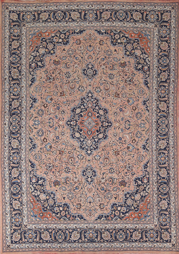 Traditional Mashad Persian Area Rug 8x11