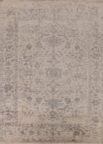 Handmade Wool Heriz Serapi Indian Area Rug 8x10