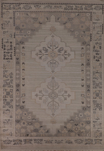 Geometric Heriz Serapi Indian Area Rug 9x12