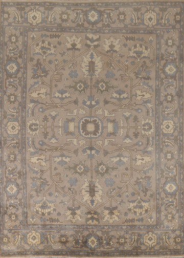 Handmade Oushak Indian Area Rug 9x12