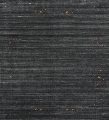 Handmade Wool Square Gabbeh Oriental Area Rug 8x8