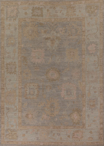 Handmade Oushak Vegetable Dye Area Rug 8x10
