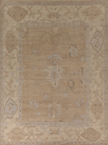 Vegetable Dye Oushak Turkish Area Rug 8x10