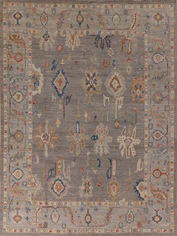 Vegetable Dye Oushak Turkish Area Rug 8x10